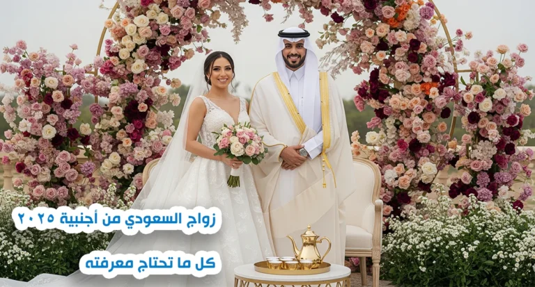 تصريح زواج سعودي من أجنبية