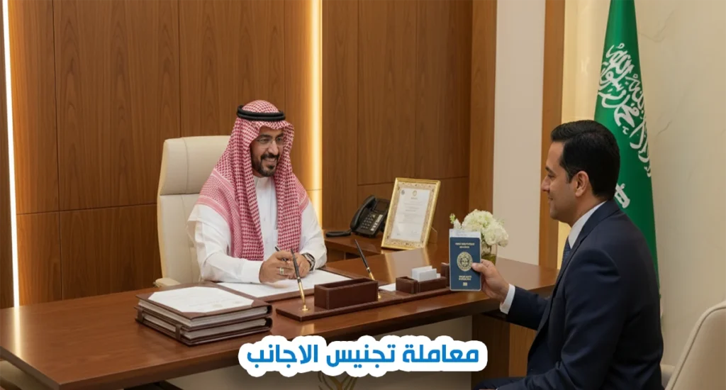 معاملة تجنيس الاجانب