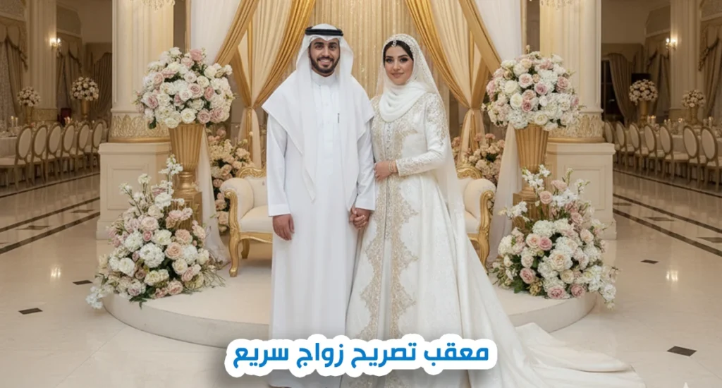 معقب تصريح زواج سريع