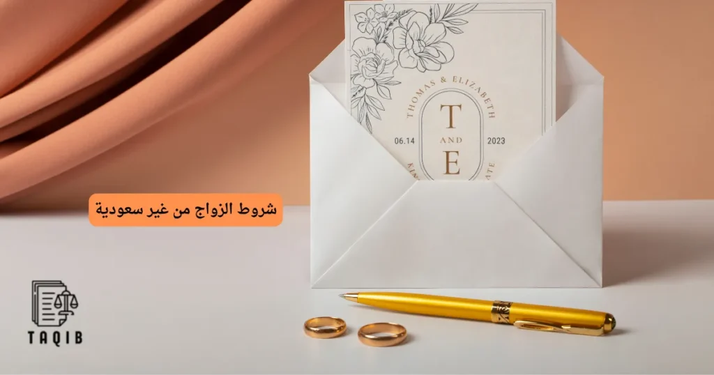 شروط الزواج من غير سعودية