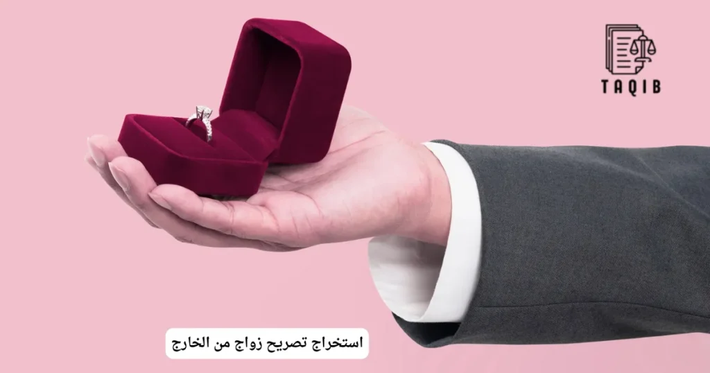 استخراج تصريح زواج من الخارج