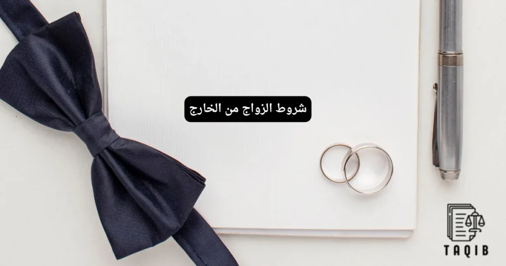 شروط الزواج من الخارج